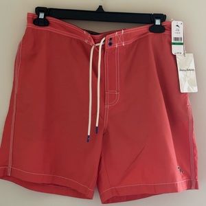 Tommy Bahama Men's Baja Sands Swim Trunks Coral Reef Size Large NWT